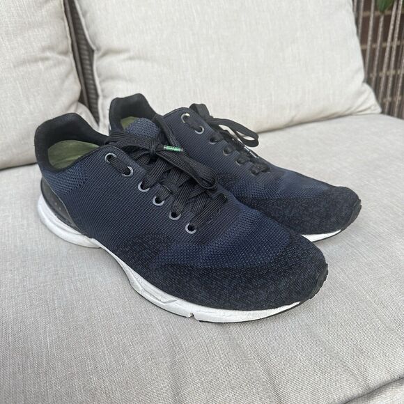 HUGO BOSS COMFY TRAINER Textile/leather Sneakers 10 US, 43EUR, Navy - Picture 1 of 16